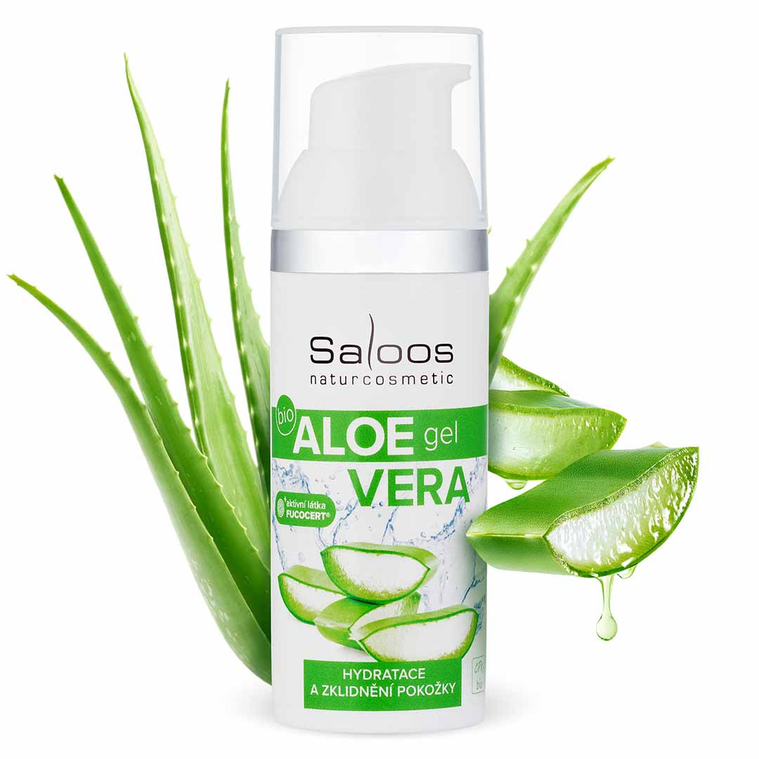 Bio aloe vera gel SALOOS 50 ml(holení, štípance, po opalování aj.)