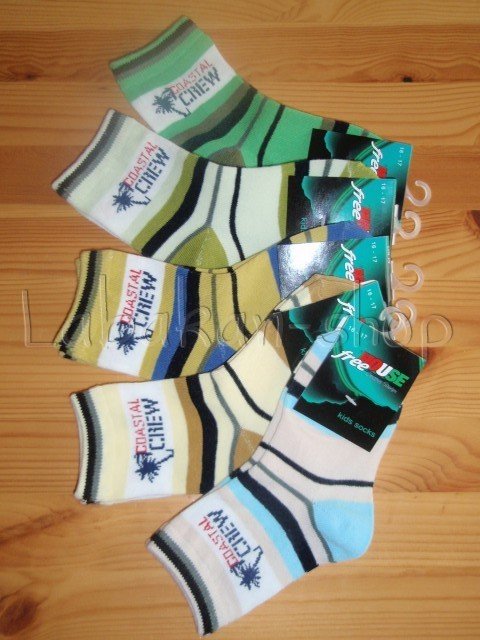 Dětské pruhované ponožky