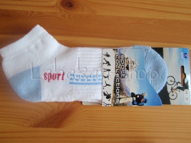 Kotníkové sportovní ponožky s odvětrávací mřížkou