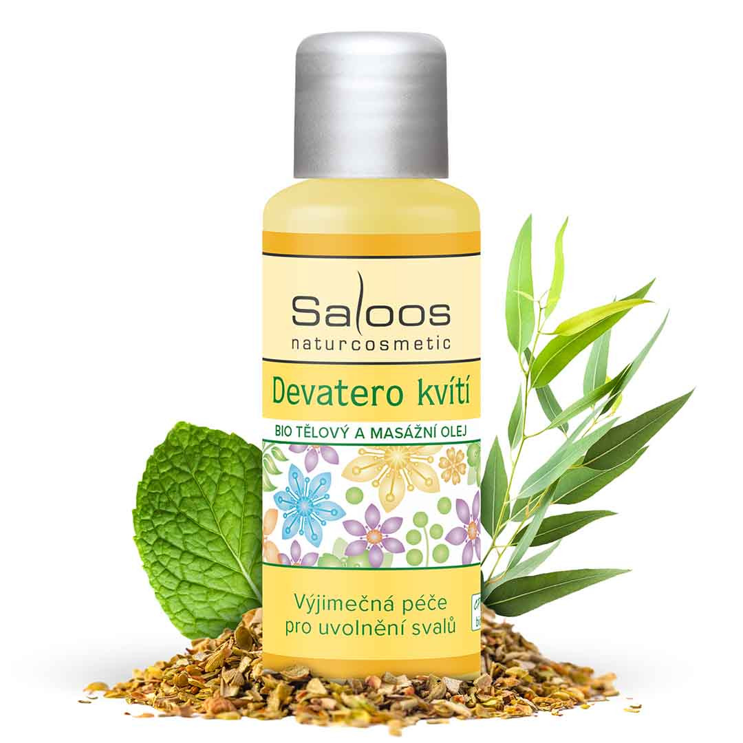 Devatero kvítí-masážní olej na bolavá záda
