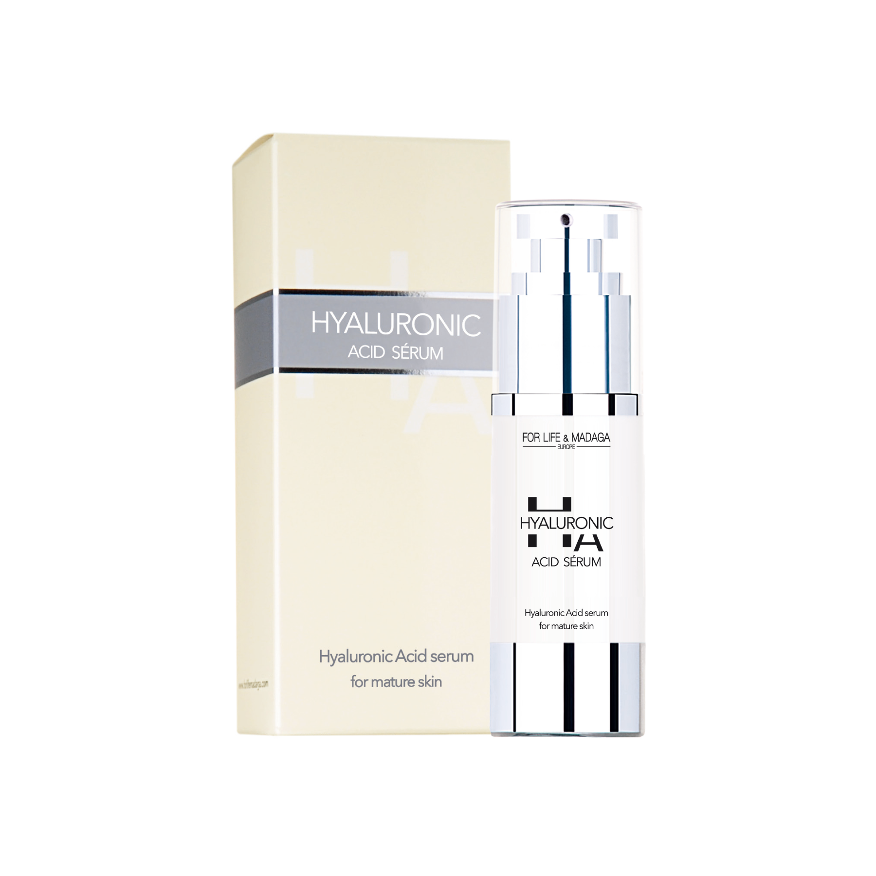 Hyaluronic Acid sérum FOR LIFE & MADAGA