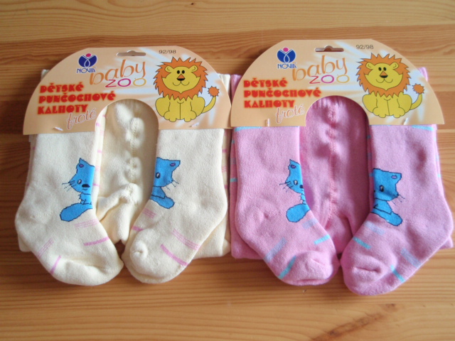 Zimní froté punčocháče NOVIA(BABY ZOO)92-98