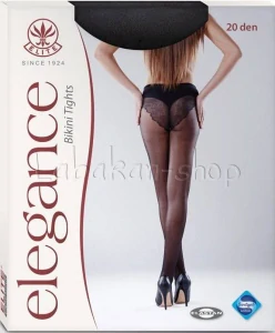 Punčochové kalhoty se vzorovaným sedem (bikini)