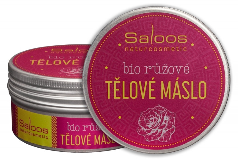 SALOOS Šlehané BIO růžové tělové a obličejové máslo