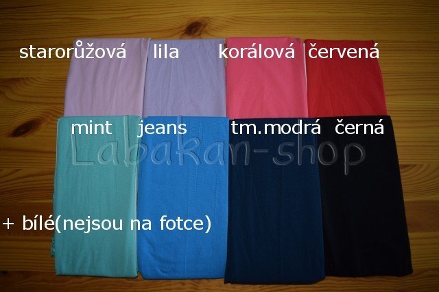 Dívčí 3/4 legíny s krajkou 60 DEN(9 barev)