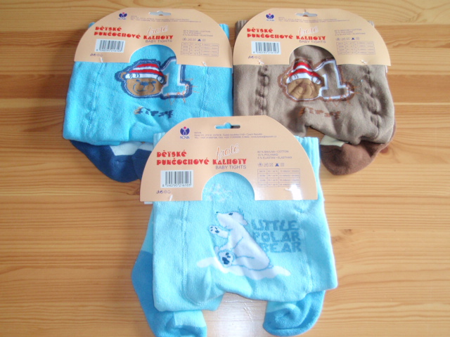 Zimní froté punčocháče NOVIA(BABY ZOO)104-110
