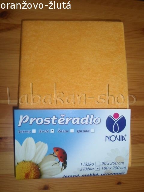 Froté prostěradlo CLASSIC - 90x200cm(jednolůžko)-výběr z 10 barev