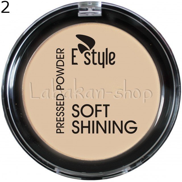 SOFT SHINING Rozjasňující kompaktní pudr E style