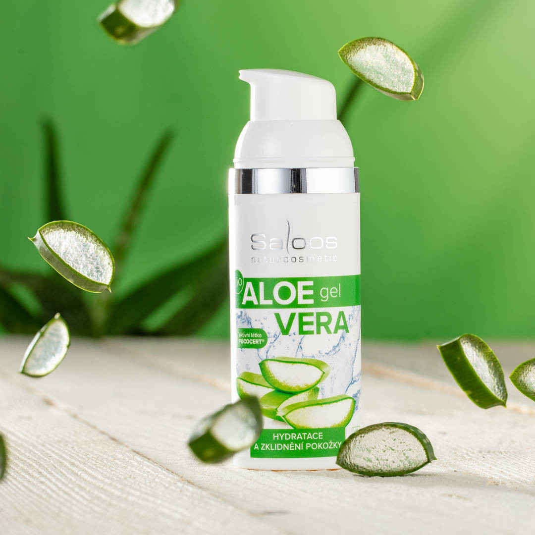 Bio aloe vera gel SALOOS 50 ml(holení, štípance, po opalování aj.)