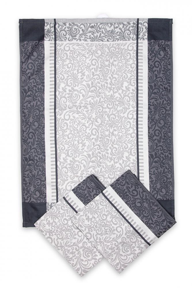 Žakárové utěrky ornament z egyptské bavlny